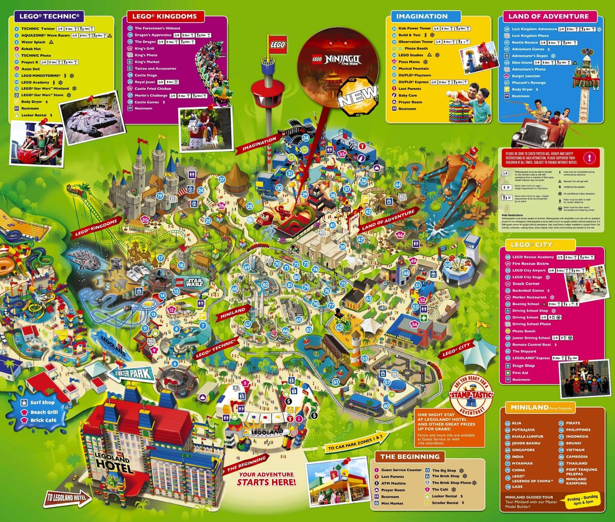 지도 legoland 말레이시아