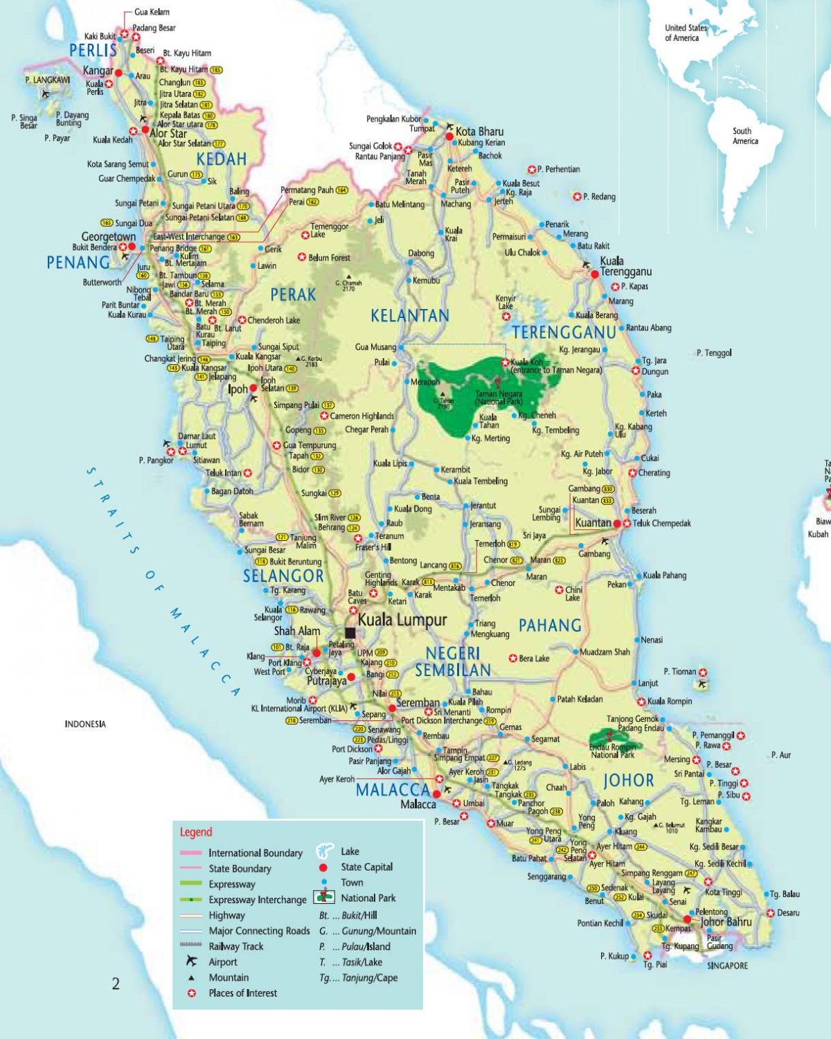 말레이시아 kl 지도